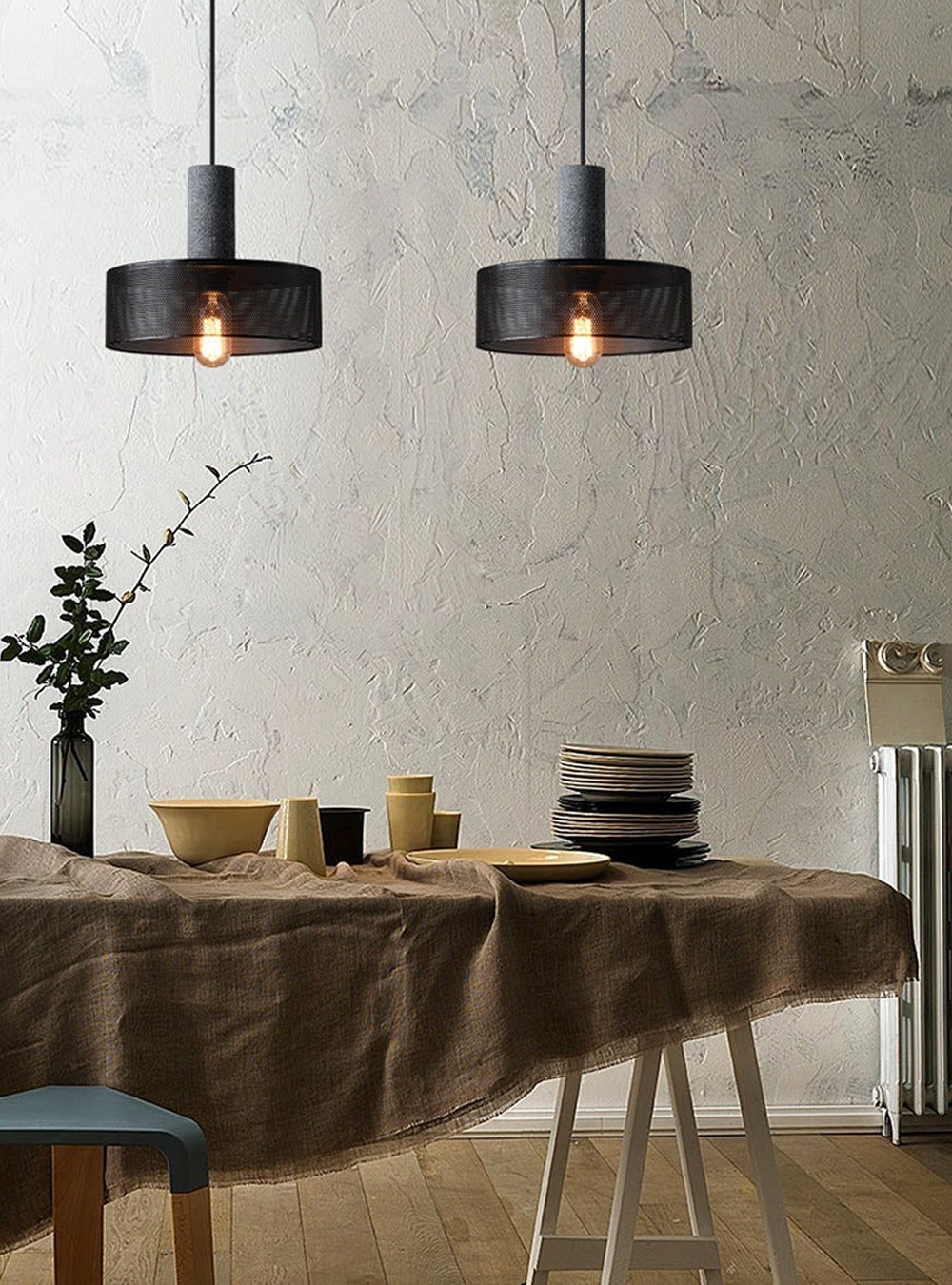 Industrial Loft Suspension Pendant Lamps