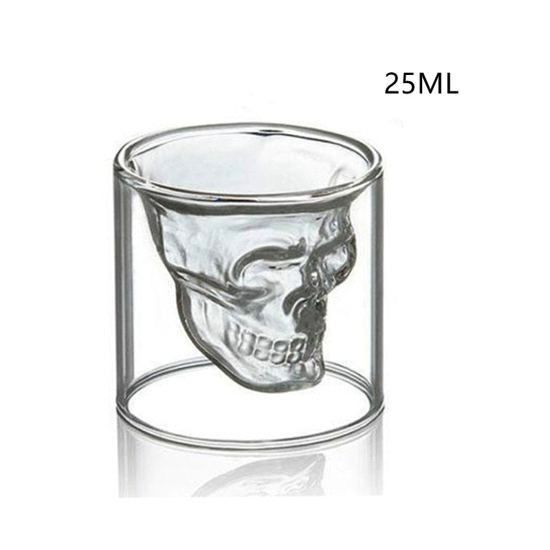 Transparent Skull Glasses