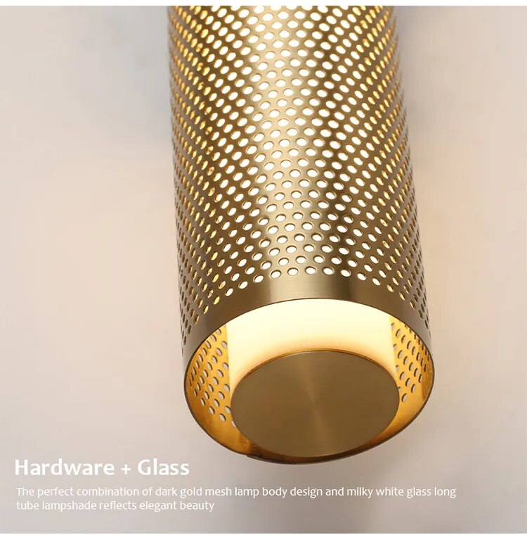 Modern LED Perforated Wall Sconce