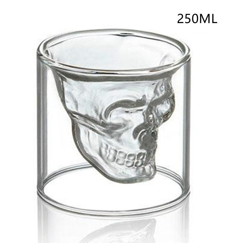 Transparent Skull Glasses