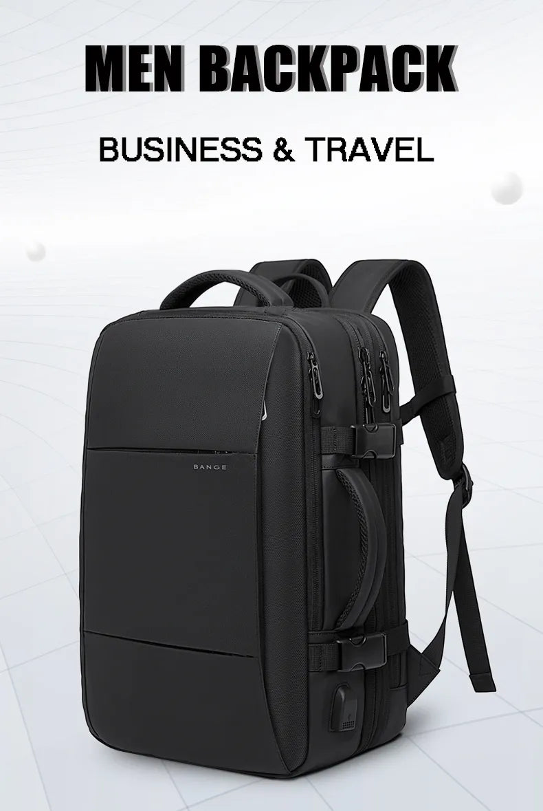 Mens Business Expandable Travel Backpack