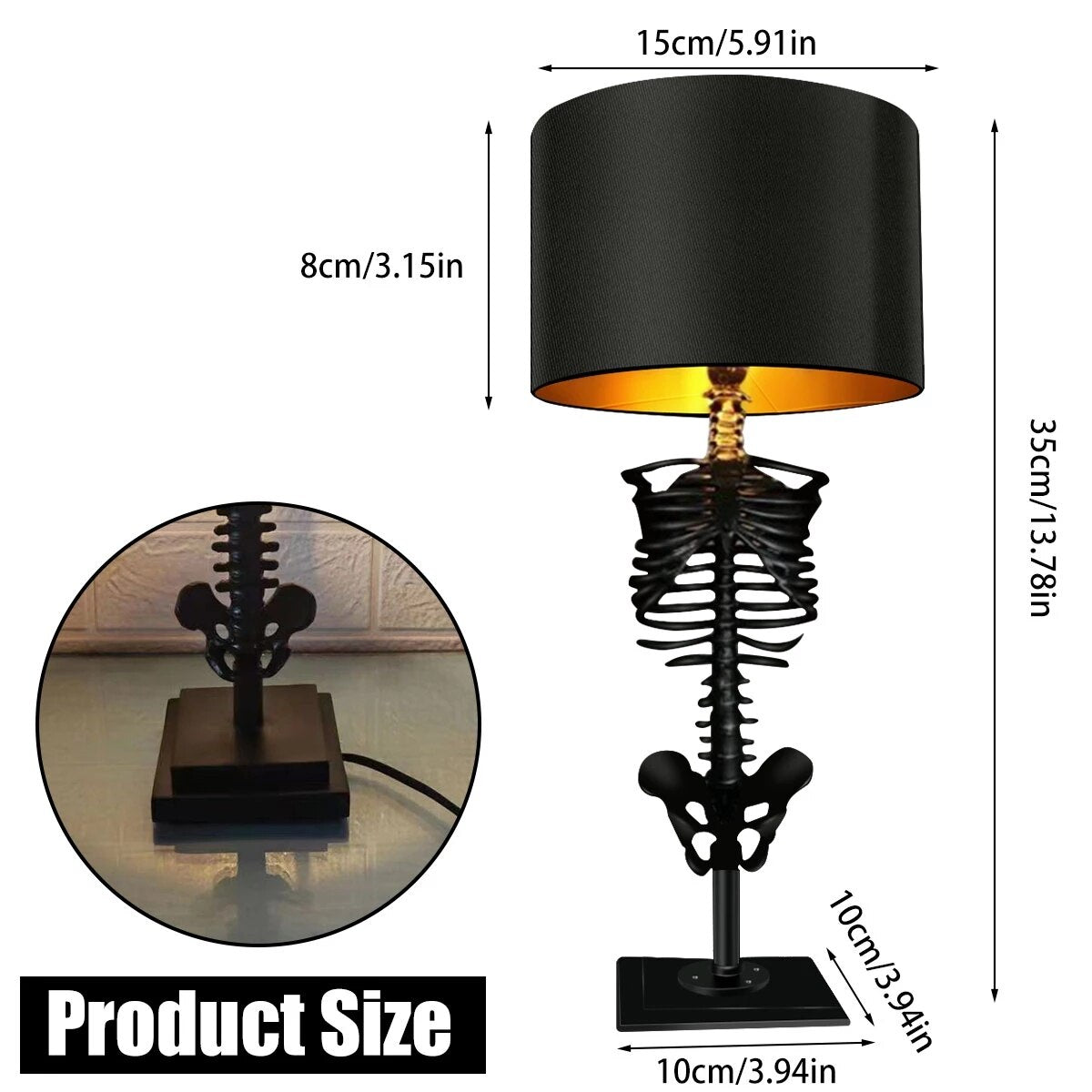 Skeleton Table Lamp