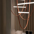 Load image into Gallery viewer, Leather Suspension Belt Chandelier
