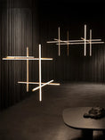 Load image into Gallery viewer, Modern Suspended Hanging Linear Chandelier
