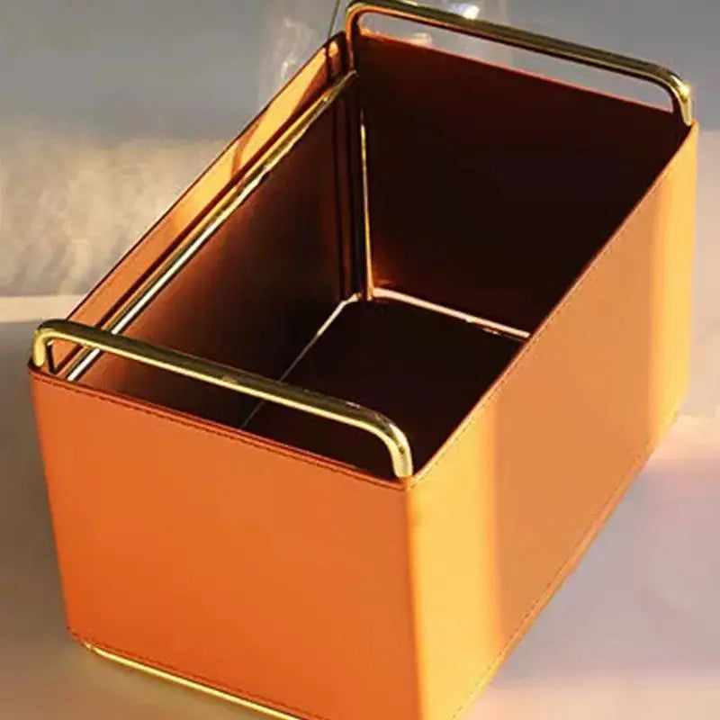 Leather Storage Box