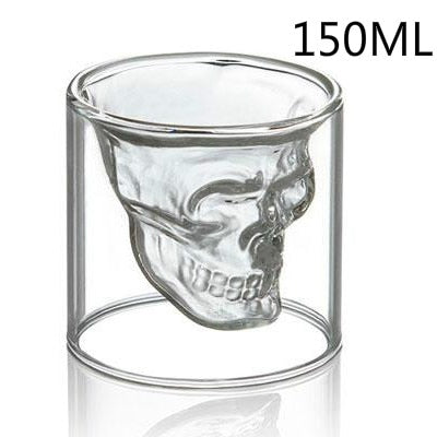 Transparent Skull Glasses