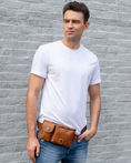 Load image into Gallery viewer, Genuine Leather Travel Crossbody Bag
