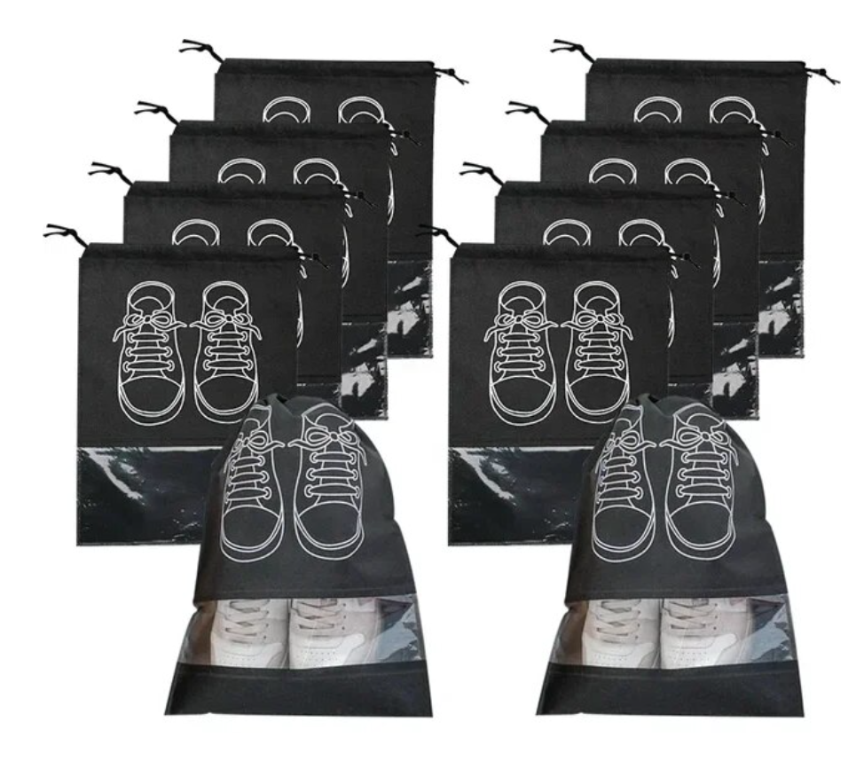 Portable Travel Drawstring Shoes Bags