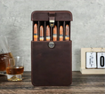 Load image into Gallery viewer, Luxury Leather Cigar Humidor Storage Box
