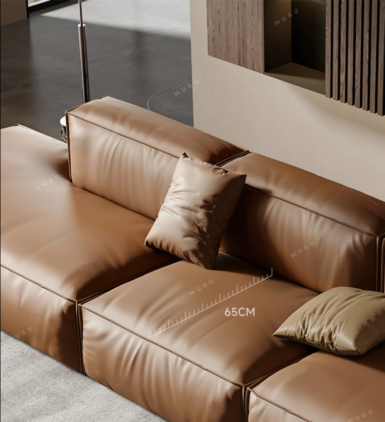 Divani Modern Leather Sectional