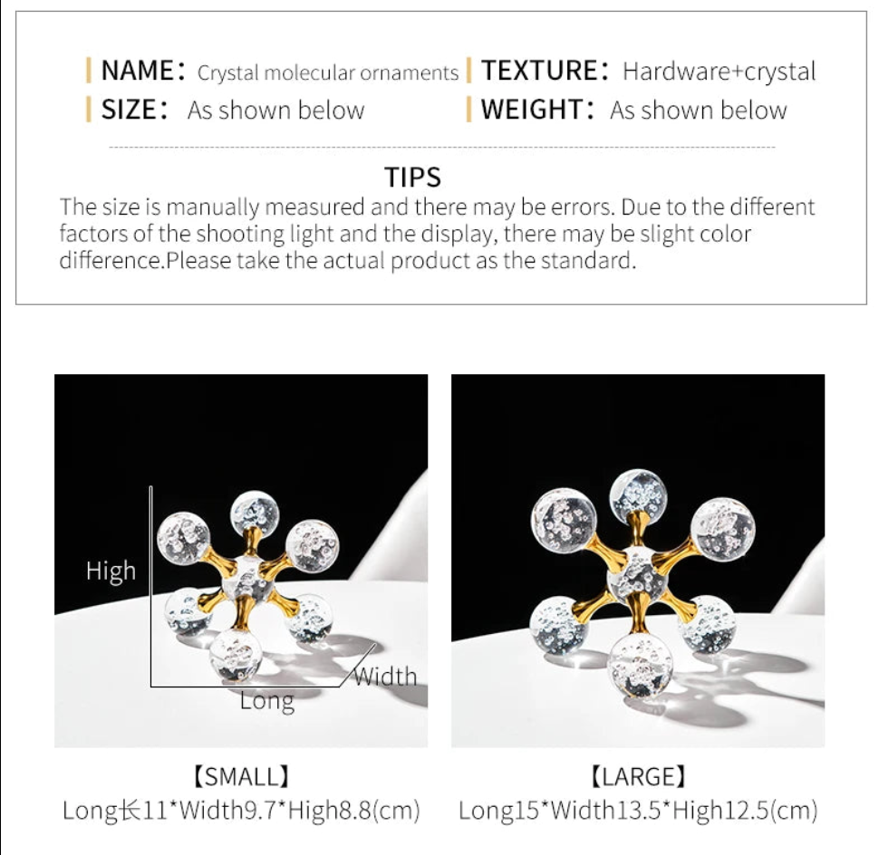 Crystal Molecular Ornaments