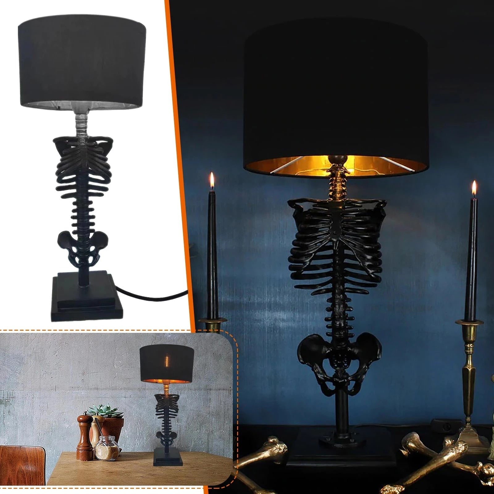 Skeleton Table Lamp