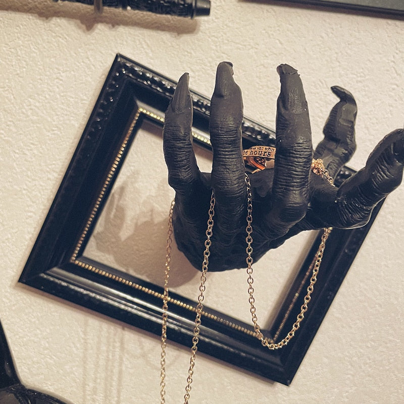 Witch's Hand Wall Hanging Statue