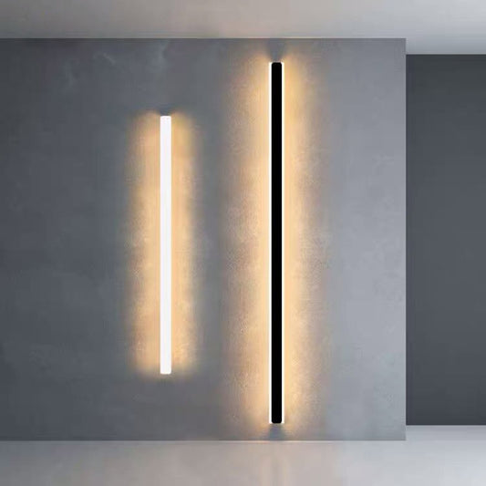 Modern Black LED Strip Wall Light