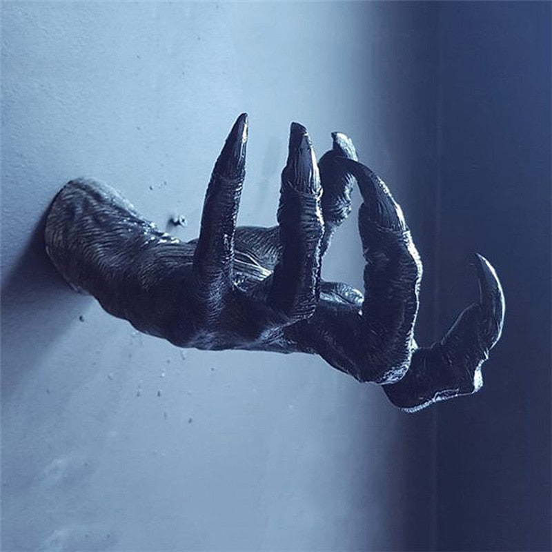 Witch's Hand Wall Hanging Statue