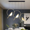 Load image into Gallery viewer, Modern LED Gold Magpie Bird Ceiling Chandelier
